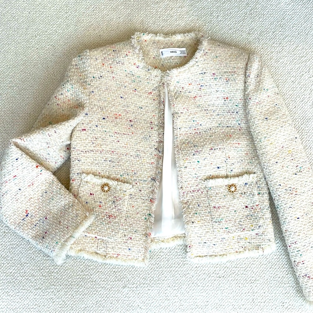 Mango tweed blazer